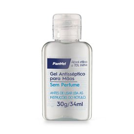 GEL ANTISSEPTICO PANVEL SEM FRAGRÂNCIA 34ML 21