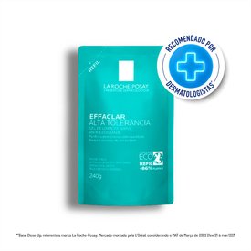 GEL DE LIMPEZA FACIAL LA ROCHE-POSAY EFFACLAR ALTA TOLERÂNCIA REFIL 300G