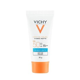 PROTETOR SOLAR FACIAL VICHY CAPITAL SOLEIL HYDRA-MATTE FPS50 30ML
