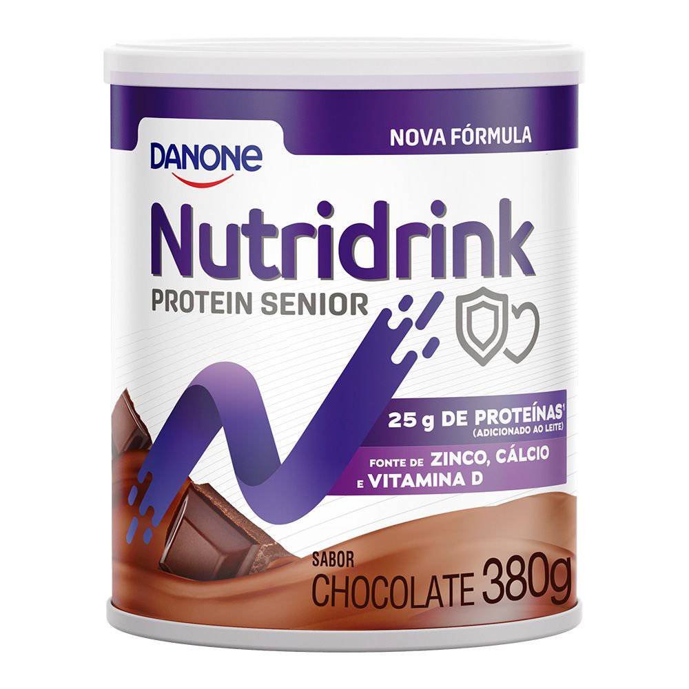 Suplemento Alimentar Danone Nutridrink Protein Senior Chocolate 380g