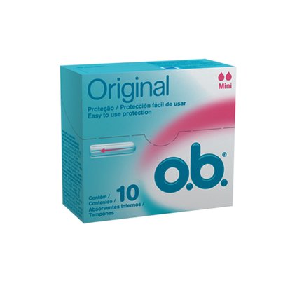 ABSORVENTE INTERNO OB MINI 10 UNIDADES