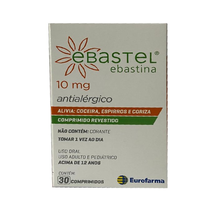 Ebastel 10mg 30cp - PanVel Farmácias