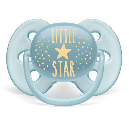 CHUPETA AVENT ULTRA SOFT AZUL 6 A 18 MESES COM 1 UNIDADE