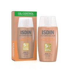 Protetor Solar Facial Isdin Fusion Water Cor Média Fps50 50ml