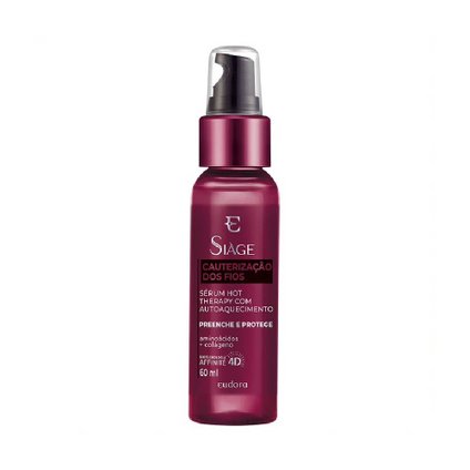 SÉRUM AUTOAQUECIMENTO EUDORA SIÀGE CAUTERIZAÇÃO DOS FIOS 60ML