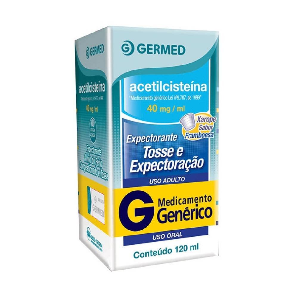 Acetilcisteina Xarope Adulto 40mg 120ml Genérico EMS - Pense Farma