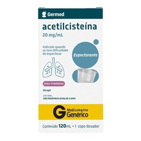 ACETILCISTEINA XAROPE INFANTIL 20MG/ML 120ML