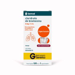 Cloridrato De Bromexina 8mg/5ml Xarope Adulto 120ml Germed Genérico