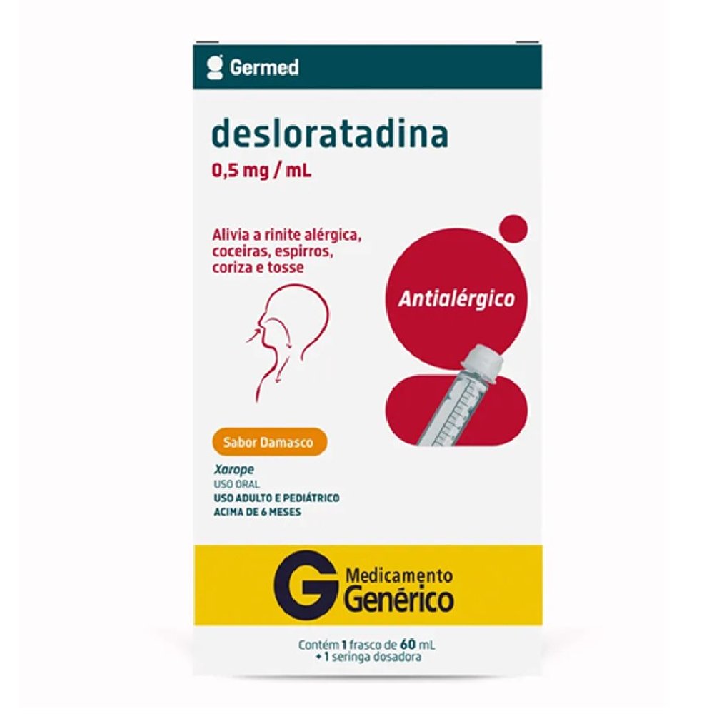 Desloratadina Xarope 0.50mg/ml 60ml Germed Generico