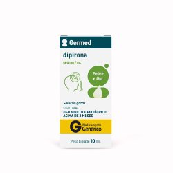 Dipirona 500mg/ml Gotas 10ml Germed Genérico