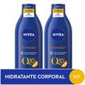 KIT LOÇÃO HIDRATANTE CORPORAL NIVEA FIRMADOR Q10 + VITAMINA C 400ML - 2 UNIDADES