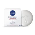 KIT SABONETE EM BARRA NIVEA PURE MILK SENSITIVE PROMO 6 UNIDADES 90G CADA