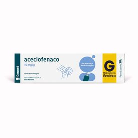 ACECLOFENACO 15MG/G CREME DERMATOLÓGICO 30G