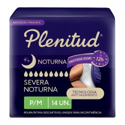 Roupa Íntima Plenitud Noturna Máxima Absorção P/m 14 Unidades