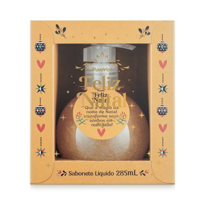 SABONETE LÍQUIDO PANVEL FELIZ NATAL 285ML