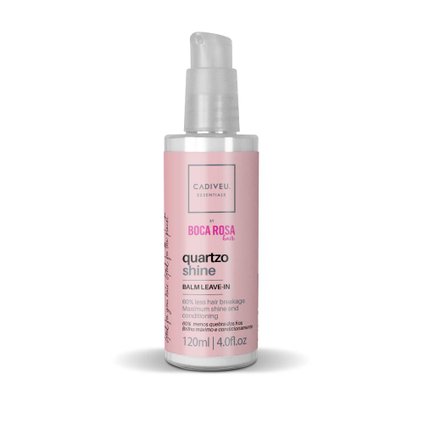 BALM LEAVE-IN CAPILAR CADIVEU ESSENTIALS QUARTZO SHINE BY BOCA ROSA 120ML