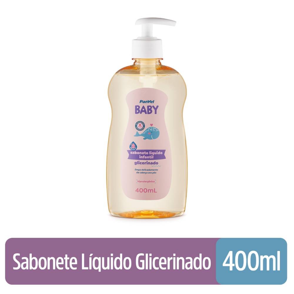 Sabonete Líquido Infantil Panvel Baby 400ml