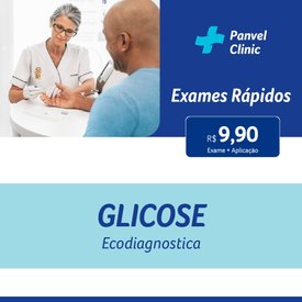 EXAME RÁPIDO GLICOSE ECODIAGNOSTICA