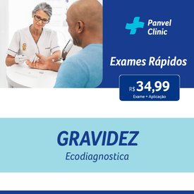 EXAME RÁPIDO GRAVIDEZ ECODIAGNOSTICA