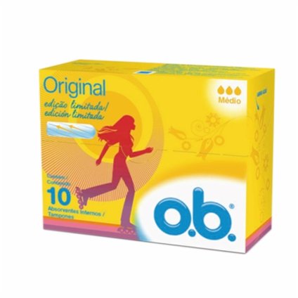 ABSORVENTE INTERNO OB MÉDIO 10 UNIDADES