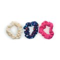 SCRUNCHIE PARA CABELO SLIM LISAS E FLORAL PANVEL ACESSÓRIOS VERÃO ROMÂNTICO VIBRANTE