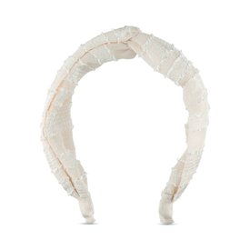TIARA PARA CABELO TECIDO MANTEIGA ENTRELAÇADA PANVEL ACESSÓRIOS VERÃO ROMÂNTICO VIBRANTE