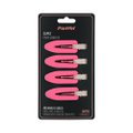 PRENDEDOR PARA CABELO ROSA COM METAL 4 UNIDADES PANVEL ACESSÓRIOS VERÃO ROMÂNTICO VIBRA