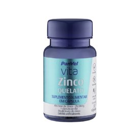 ZINCO QUELATO 29,59MG PANVEL VITA 30 CAPSULAS