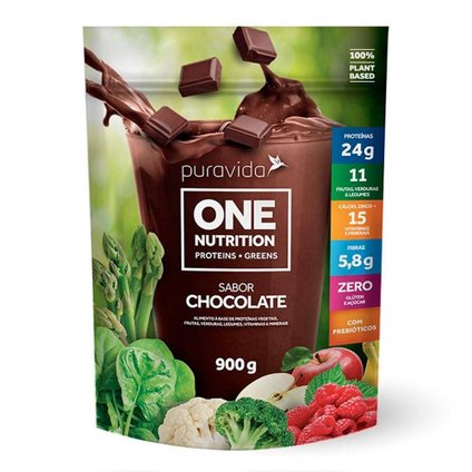 SHAKE ONE NUTRITION CHOCOLATE PURA VIDA 450 G