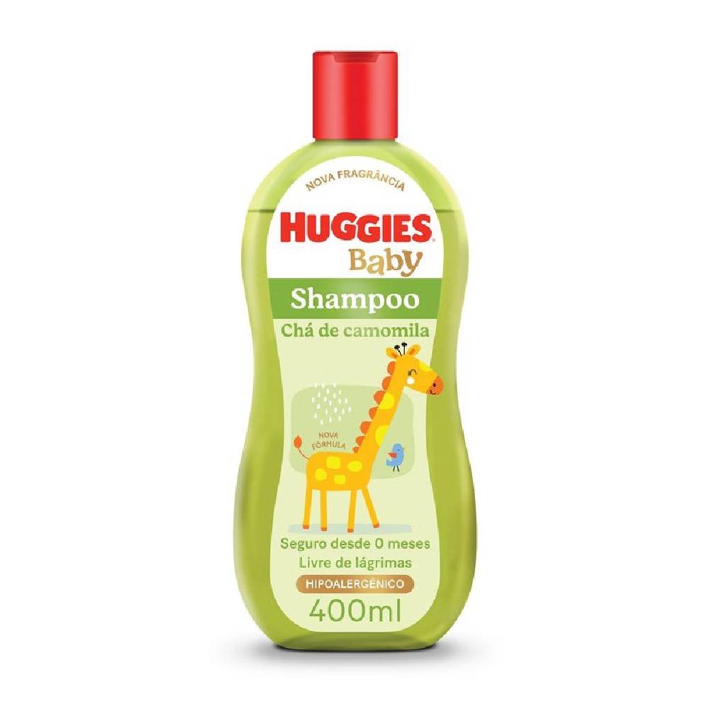 Shampoo Huggies Camomila Para Bebê Hipoalergênico 400ml