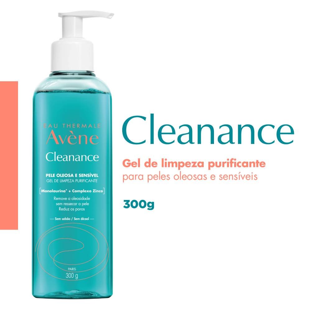 Gel De Limpeza Profunda Avene Cleanance Gel 300g - PanVel Farmácias