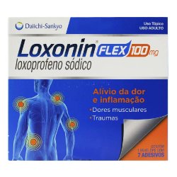 Loxonin Flex 100mg 7 Adesivos