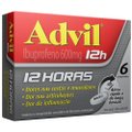 ADVIL 12H ANALGÉSICO COM IBUPROFENO 600MG ALÍVIO DA DOR MUSCULAR 6 COMPRIMIDOS