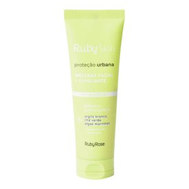 MÁSCARA FACIAL + ESFOLIANTE RUBY SKIN PROTEÇÃO URBANA 50G