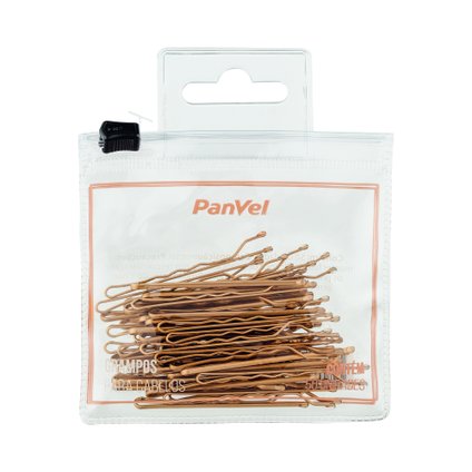 GRAMPO PARA CABELO DOURADO PANVEL ACESSÓRIOS 50 UNIDADES