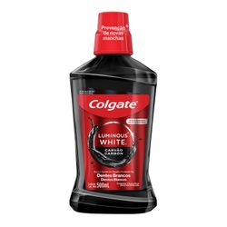 Enxaguante Bucal Colgate Luminous White Carvão 500ml