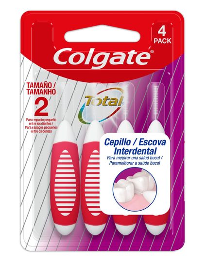 KIT ESCOVA DENTAL COLGATE INTERDENTAL LIMPEZA PROFUNDA 4 UNIDADES