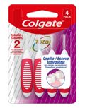 KIT ESCOVA DENTAL COLGATE INTERDENTAL LIMPEZA PROFUNDA 4 UNIDADES
