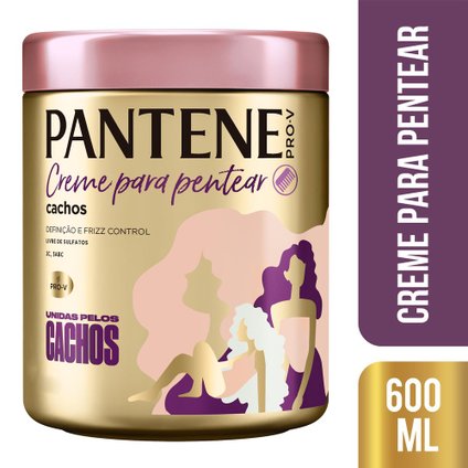 CREME PARA PENTEAR PANTENE UNIDAS PELOS CACHOS 600ML