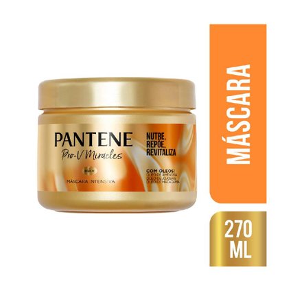 MÁSCARA INTENSIVA PANTENE PRÓ-V MIRACLES NUTRIÇÃO 270ML