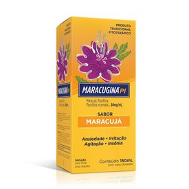 CALMANTE FITOTERÁPICO MARACUGINA SABOR MARACUJÁ COM COPO DOSADOR 150ML