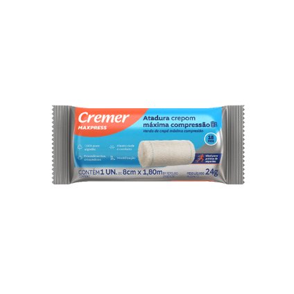 ATADURA CREMER CREPE 08X1,8M REP 4,5M