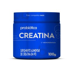 Creatina Pura Probiotica Pote 100g