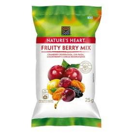 NATURES HEART SNACK FRUIT BERRY 25G