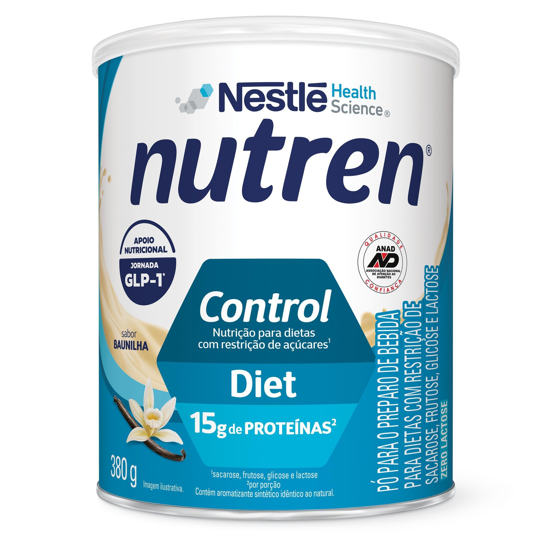 Complemento Alimentar Nutren Control Diet Baunilha 380g