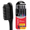 ESCOVA DENTAL COLGATE SLIM SOFT BLACK PREMIUM 4 UNIDADES
