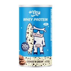 Whey Protein Mais Mu Cookies & Cream 450g