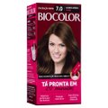 MINI KIT TINTA DE CABELO BIOCOLOR LOURO ARRASO 7.0
