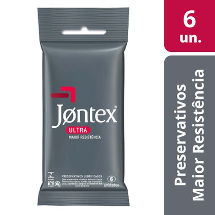 PRESERVATIVO JONTEX ULTRA C/ 6 UNIDADES