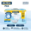 FRALDA ADULTO BIGFRAL REGULAR PLUS M 20 UNIDADES